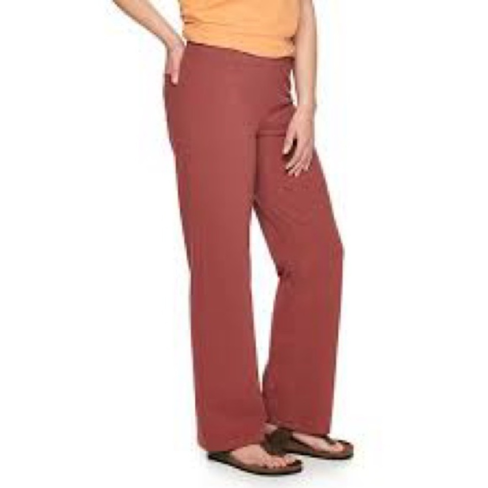 Sonoma Modern Fit Cotton Straight Leg Burnt Brick Fiber Pocket Jeans NWT 22W